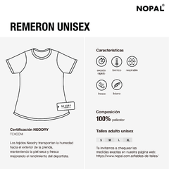 REMERA OVERSIZE NEODRY UNISEX. MODELO MARMOL - tienda online