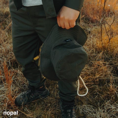 GORRO AUSTRALIANO CON PROTECCIÓN SOLAR UV VERDE - comprar online