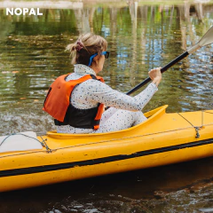 CAMISETA TÉRMICA MUJER MODELO TERRAZO - nopal