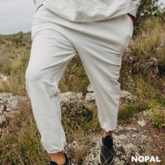 JOGGING UNISEX DE ALGODÓN ELASTIZADO CRUDO - comprar online