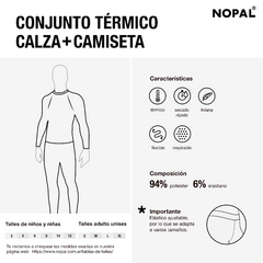 CALZA TERMICA UNISEX MODELO LAVA - tienda online