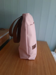 Bolso de cuerina rosa - un pez soluble