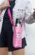 Porta botella rosa - comprar online