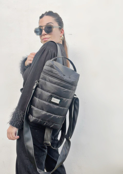 Mochila matera puffer black