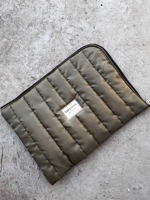 Portanotebook puffer verde
