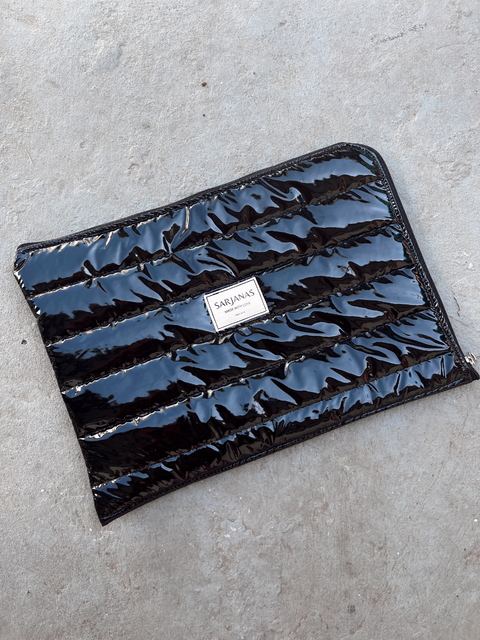 Porta notebook puffer black - comprar online