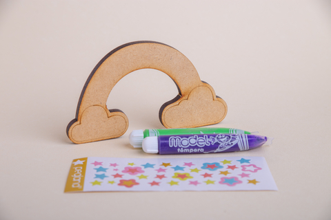 KIT CUMPLE ARCOIRIS + STICKERS - comprar online