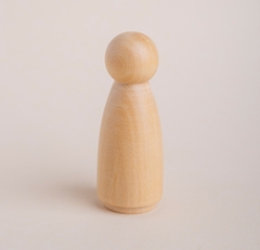 FIGURA DE MADERA PEG MUJER 9CM - comprar online