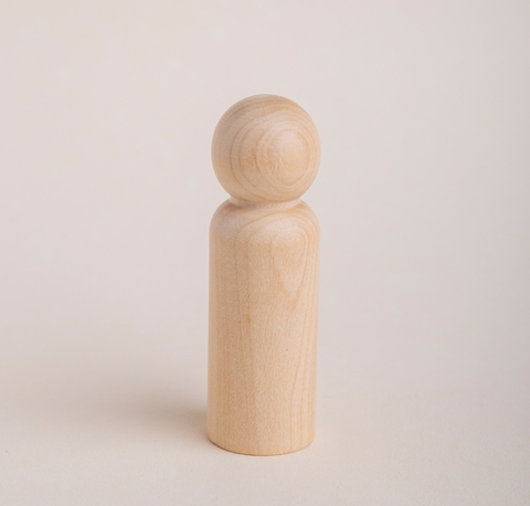 FIGURA DE MADERA PEG HOMBRE 9CM (X 50) - comprar online