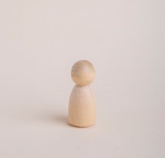 FIGURA DE MADERA PEG NENA 5CM - comprar online