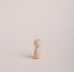 FIGURA DE MADERA PEG BEBE 3 CM - comprar online