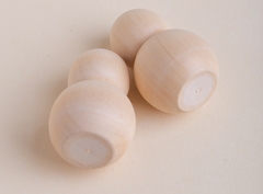 FIGURA DE MADERA PEG GORDITO (X 2) - tienda online