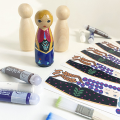 Imagen de KIT CUMPLE + STICKERS ELSA-ANNA