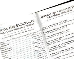 Bíblia capa dura especial com harpa média - leão cruz - loja online