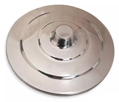 Kit bandeja santa ceia 34 cálices + bandeja para pão prata