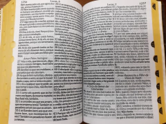 Bíblia sagrada com ajudas adicionais e harpa letra hipergigante capa luxo vinho - loja online