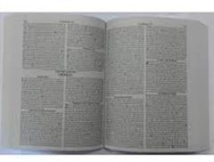 Bíblia pequena - capa luxo vermelha bolinhas na internet