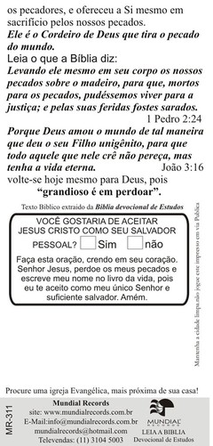Folhetos para evangelização - Ele já pagou (1000)