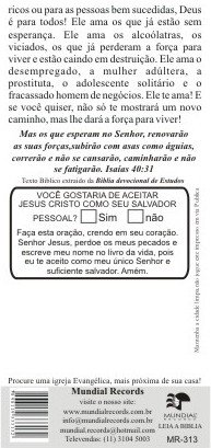 Folhetos para evangelização - Força para viver (1000)