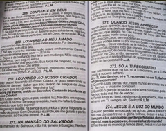 Harpa de Davi pequena - capa brochura azul na internet