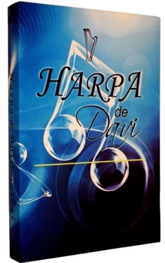 Harpa de Davi pequena - capa brochura notas musicais - comprar online