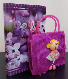Kit Bíblia Sagrada Mãe & Filha - Gigante Luxo Dama Da Noite + Boneca Roxa - comprar online