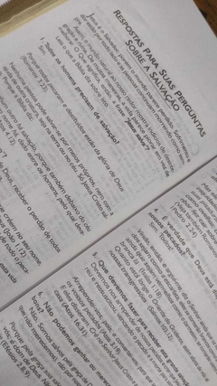 Imagem do Bíblia sagrada com ajudas adicionais e harpa letra gigante capa com ziper azaleia