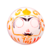 Daruma Japonés 4,5cm - Blanco Pureza y Paz