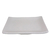 Plato Oriental De Cerámica Blanco 14 X 18 Cm