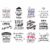 Stickers Frascos/Botellas | Frases 2