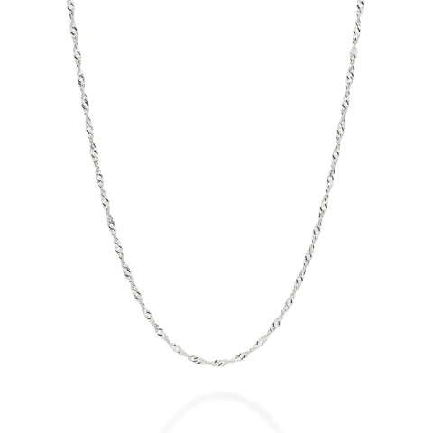 Gargantilha singapura de prata 925 830080 Rommanel