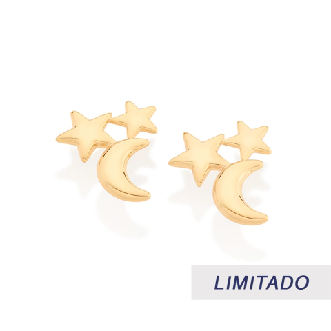 Brinco estrelas e lua -526908-Rommanel