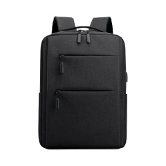 Imagen de MOCHILA 15.6" 40x29x10cm x3 BOLSILLOS EXT C/USB