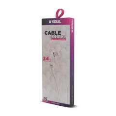 CABLE CLASSIC USB LIGHTNING BLANCO - comprar online