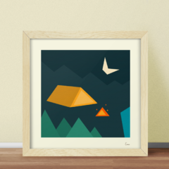 Campamento en el Lago - Serie Abstracta