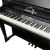 Piano Digital Harmonia HS 88 Roma Preto Fosco com teclado e painel de controle visível.