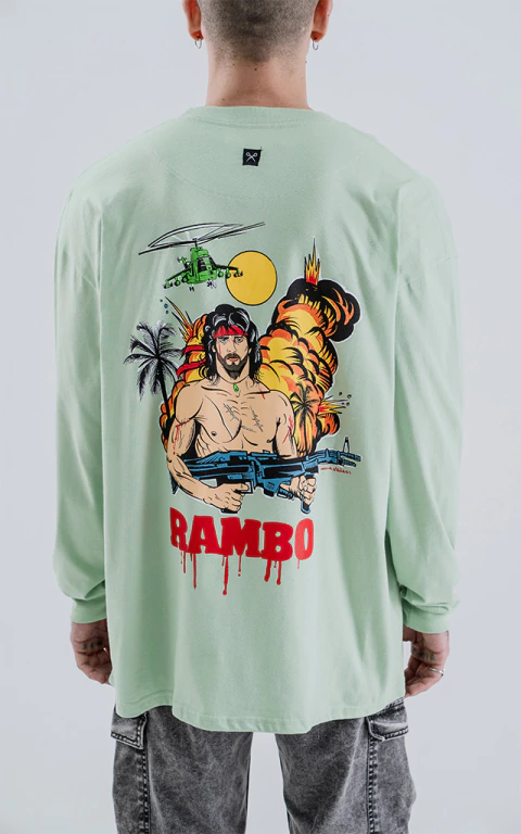 Remera Ml Rambo [ Verde Agua ] - comprar online