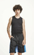 BERMUDA STUFF [ NEGRO - AZUL ] - LUXO | Ropa sin género para humanos.