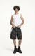 BERMUDA IGGY [ NEGRO - BLANCO ] - LUXO | Ropa sin género para humanos.