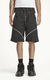 BERMUDA IGGY [ NEGRO - BLANCO ] - tienda online
