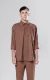 CAMISA FAX [ CHOCOLATE ] - comprar online