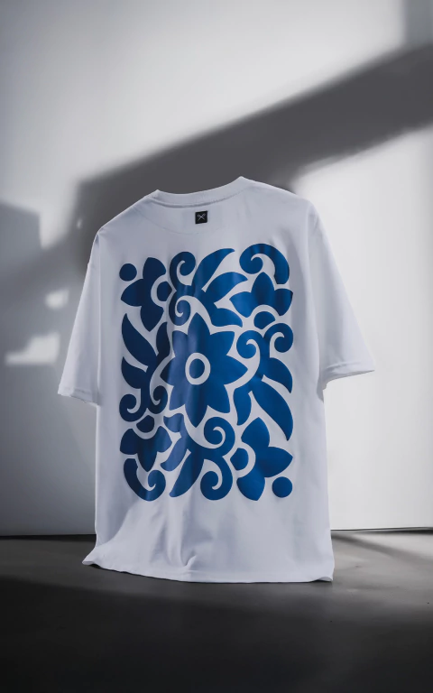 Remera Flor [ Blanco ] - comprar online