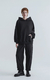 HOODIE HUNTER [ NEGRO ] - LUXO | Ropa sin género para humanos.