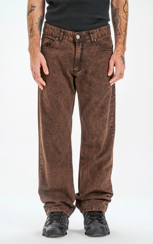 Pantalón Wide Leg [ Chocolate ] thumbnail 2