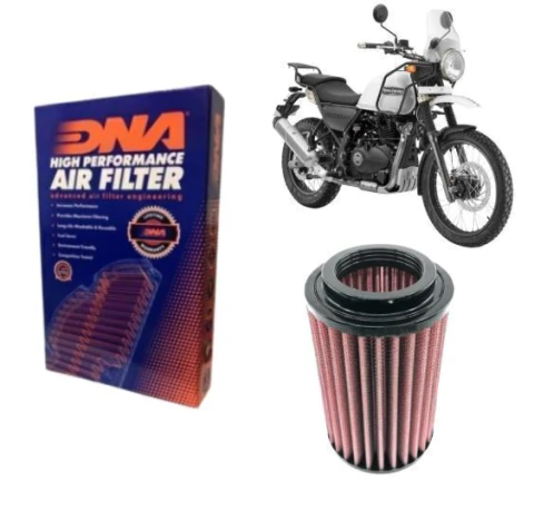 FILTRO DE AR MODELO ESPORTIVO DNA AIR FILTERS (ROYAL ENFIELD HIMALAYAN / SCRAM 411)