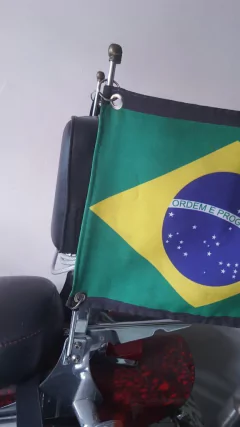 HASTE PARA BANDEIRA UNIVERSAL (CROMADA) - comprar online