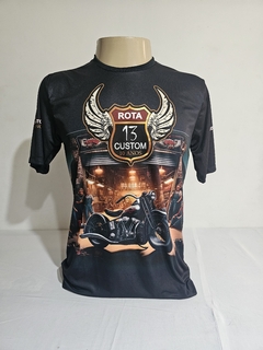 CAMISETA ROTA 13 CUSTOM ESPECIAL 10 ANOS RETRO