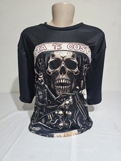 CAMISETA ROTA 13 CUSTOM ESPECIAL 10 ANOS SKULL - comprar online
