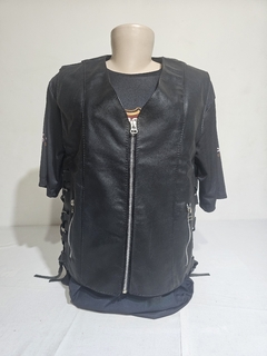 COLETE CORSELET EM COURO (FEMININO)