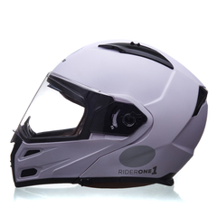 CAPACETE LUCCA RIDER ONE 1 MATT WHITE - Rota 13 Custom